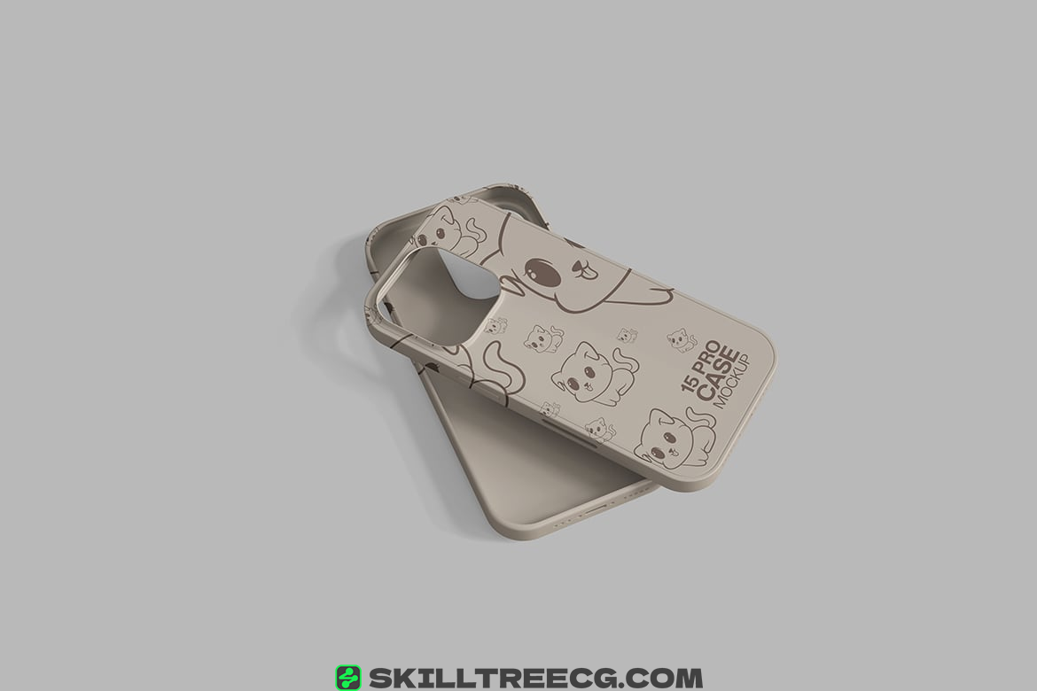 图片[3]-Smartphone Case Mockup（405135）-技能树